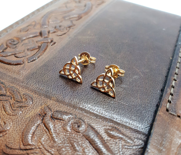 Gold Celtic Knot Earrings