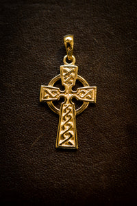 Small celtic cross pendant