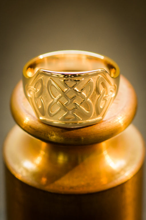 Men's Celtic Weave Dress Ring