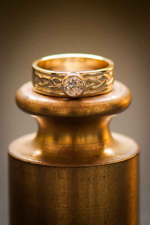 1.42 Ct. Princess Cut Natural Diamond Celtic Knot Design Pave Natural  Diamonds Engagement Ring (GIA Certified) | Diamond Mansion