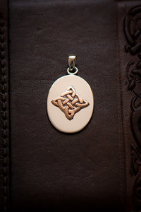 silver celtic pendant
